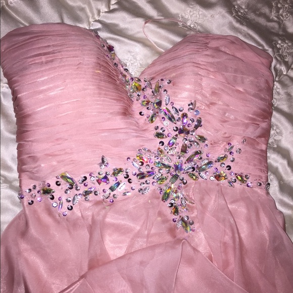 Prom May queen couture USA pink dress - Picture 8 of 8